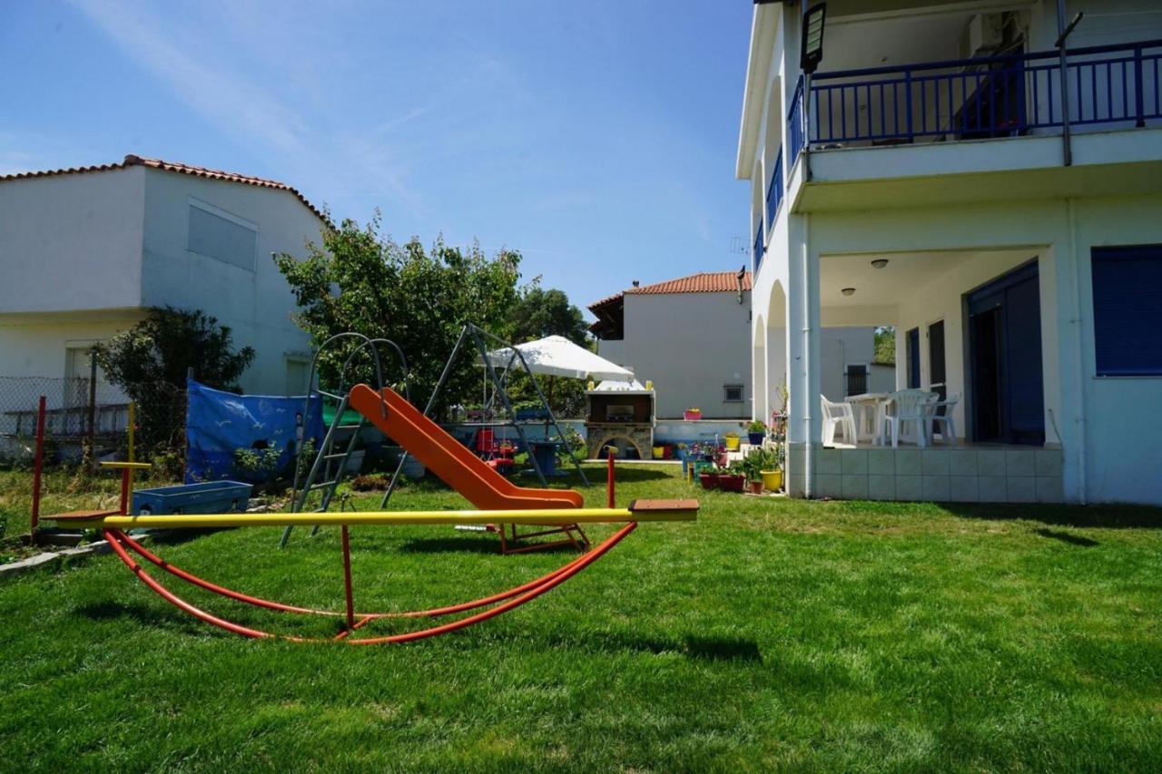 Dolphins House Villa Paralia Avdhiron Exteriör bild